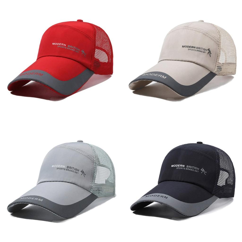 Elegant Sunshade Duckbill Hat For Middle Age Men With Quick Dry Fabric And Comfortable Fit