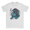 Kpop Demon Hunters Derpy Tiger T Shirt Men's  100% Cotton Awesome T-Shirt Crew Neck  Tee Shirt Short Sleeve Clothing Summer