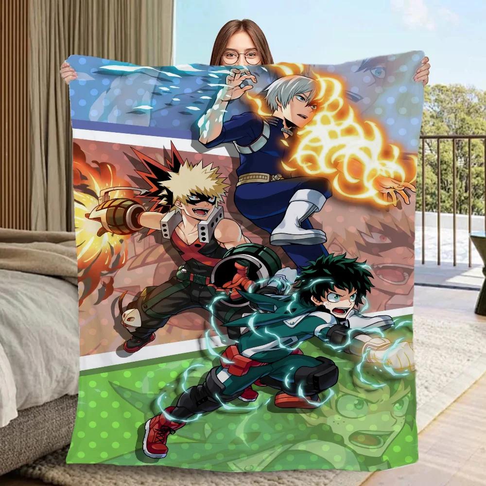 Luxury Blankets & Throws My Hero Academia Fluffy Plaid Funny Blanket Bed Blanket 150cm X 200cm Blankets Sofa Decoration Cobija