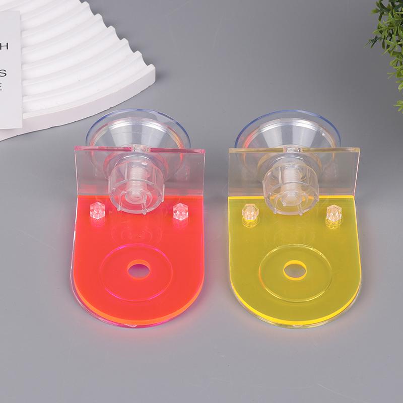 1Pc Fish Tank Coral Rack Fluorescent Coral Frag Clip With Suction Cup Marine Acrylic Coral Frag Holder Aquarium Accessories