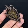 Seam Agate Pendant Gemstone Handmade Jewelry, 999 Copper Wire Wrapped Pendant, Gift For Wife Jewelry