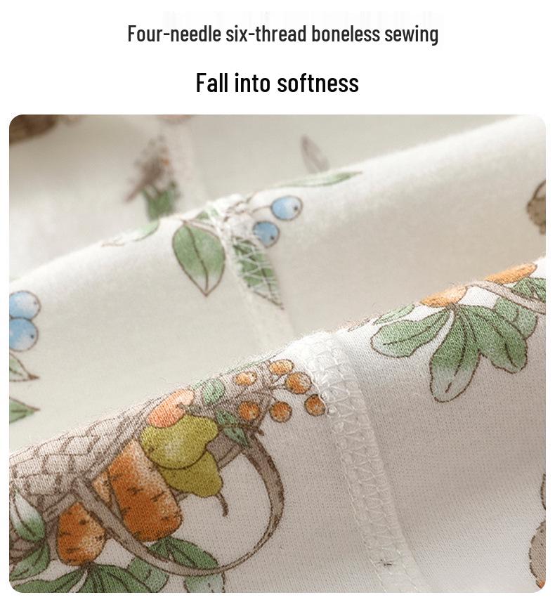 Seamless High Waist Baby Cotton Thermal Pants for Boys & Girls - Autumn/Winter Base Layer