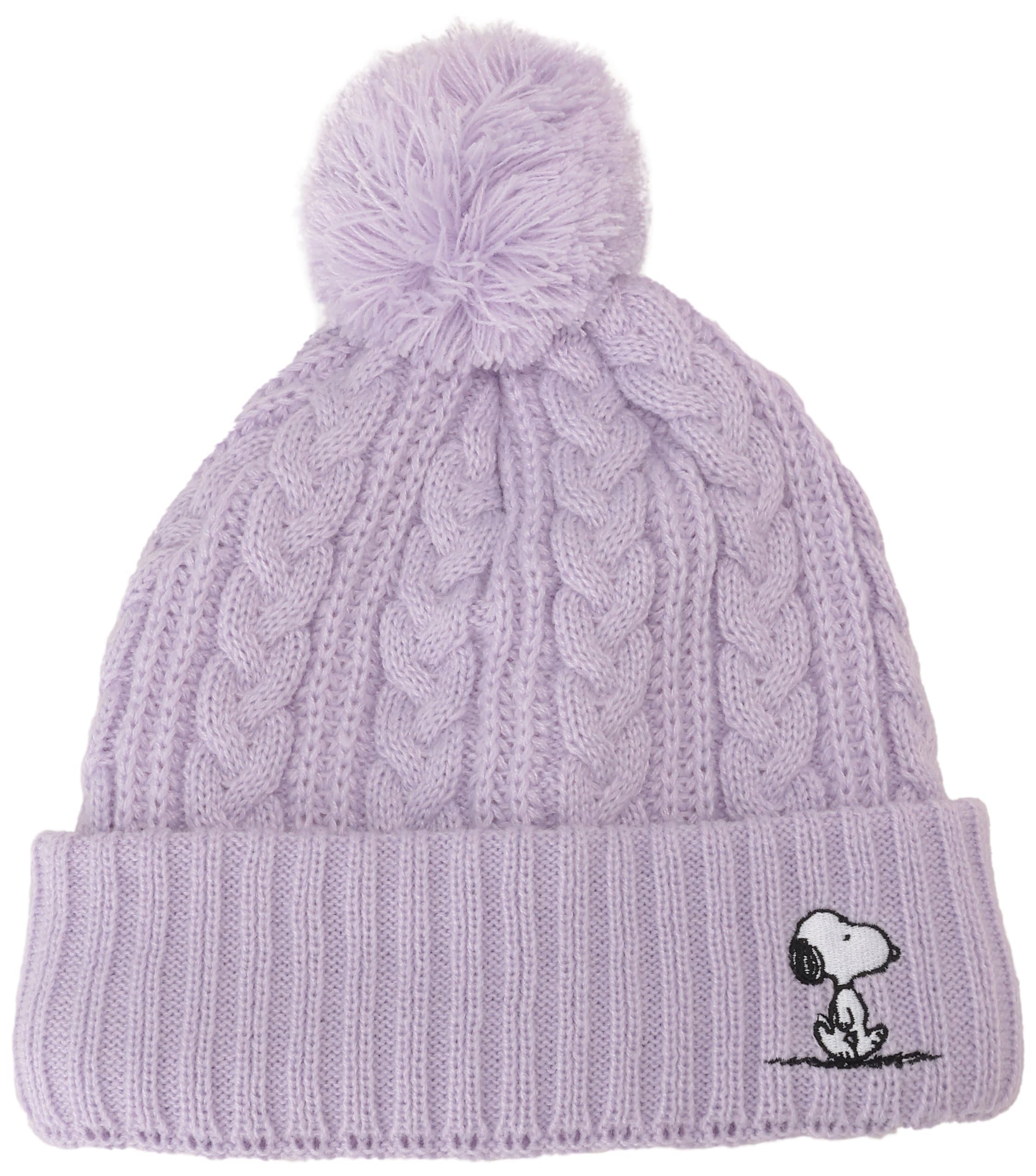 

Unchapeau Snoopy Knit Cap with Fleece Kids Lining, Purple, 435-1013 фиолетовый
