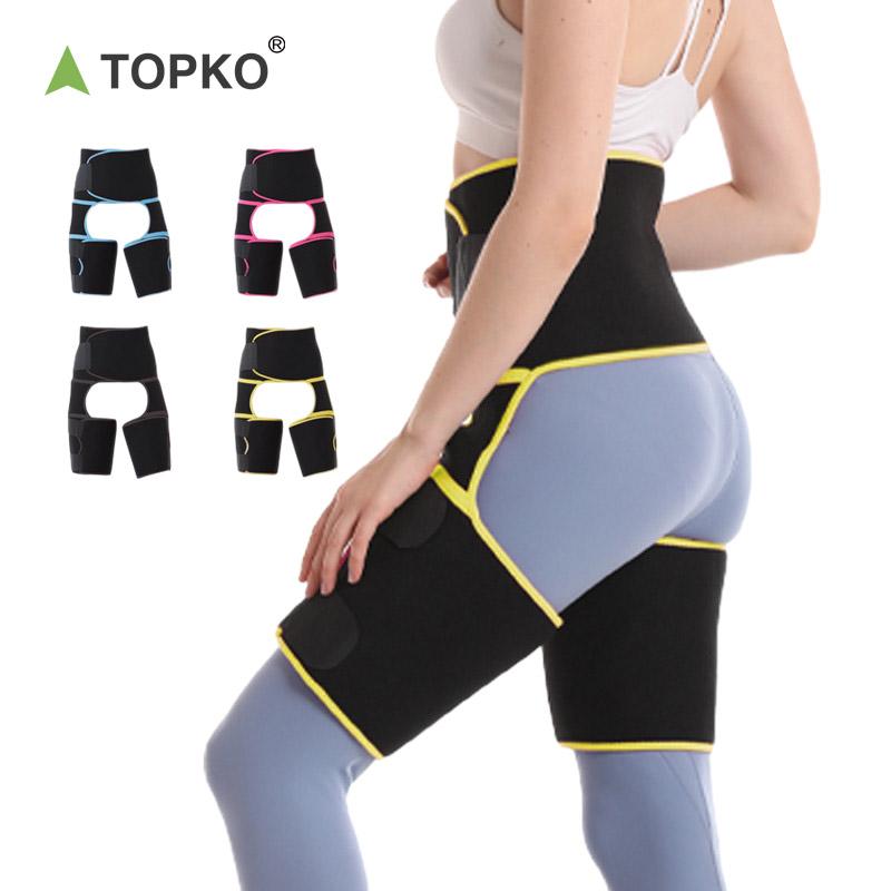 TOPKO Stocked Waist Belt WITh Thigh Belt Compression Belt for Sports Trainers Waist Trimmer Trainer SIZE M M розовый