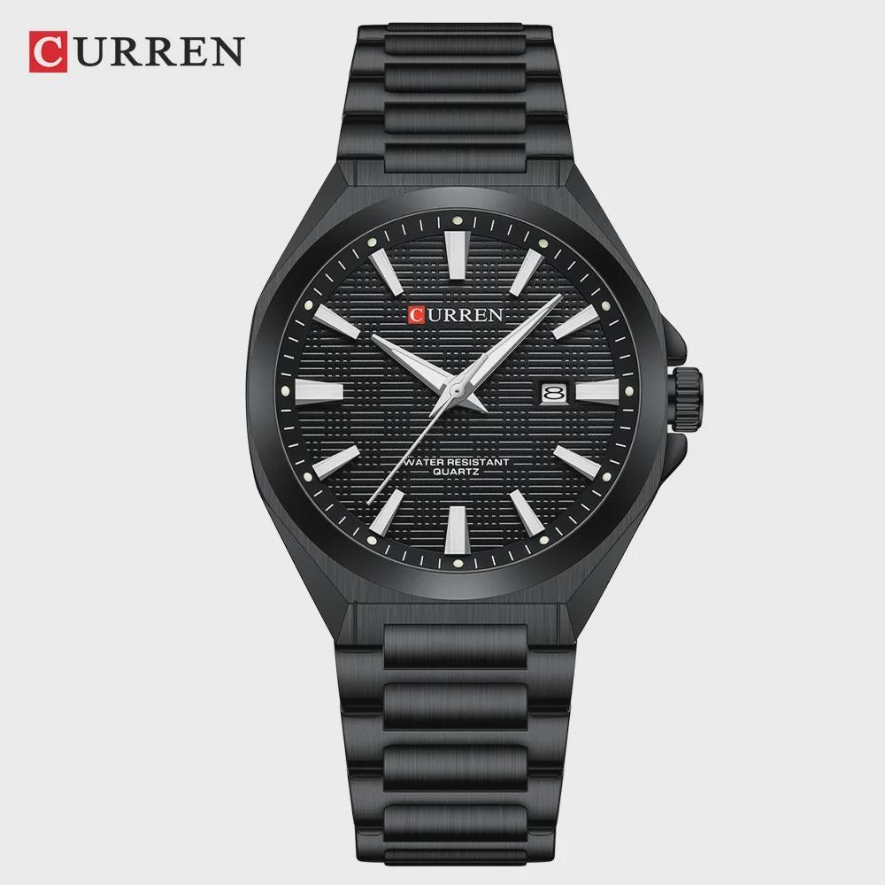 CURREN Fashion Quartz Clock Waterproof Luminous Date Stainless Steel Watches For Men Luxury Business Wristwatch
