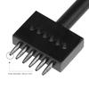 5mm Pitch 2 4 6 Prong Leather Punching Hole Tool Row Punch Leathercraft Spacing Hole Craft Round Row Hole Punch