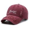 ins retro ripped soft top cap women's spring and summer fashion personality simple street sunscreen baseball cap men