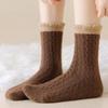 Fluffy Mid-Tube Socks Plush and Thickened Cozy Slipper Socks New Fuzzy Socks