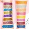 New Lip Gloss Glitter Powder Lip Glaze Girl Makeup Two-color Set Lip Glaze Lasting Nail Glitter