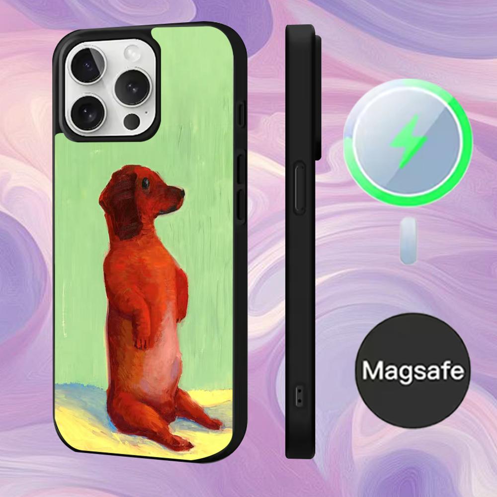 Art D-David Hockney Paintings Phone Case For iPhone 16,15,14,13,12,11,Pro,Max,Plus,Mini,Magsafe,Magnetic Wireless Charging Case