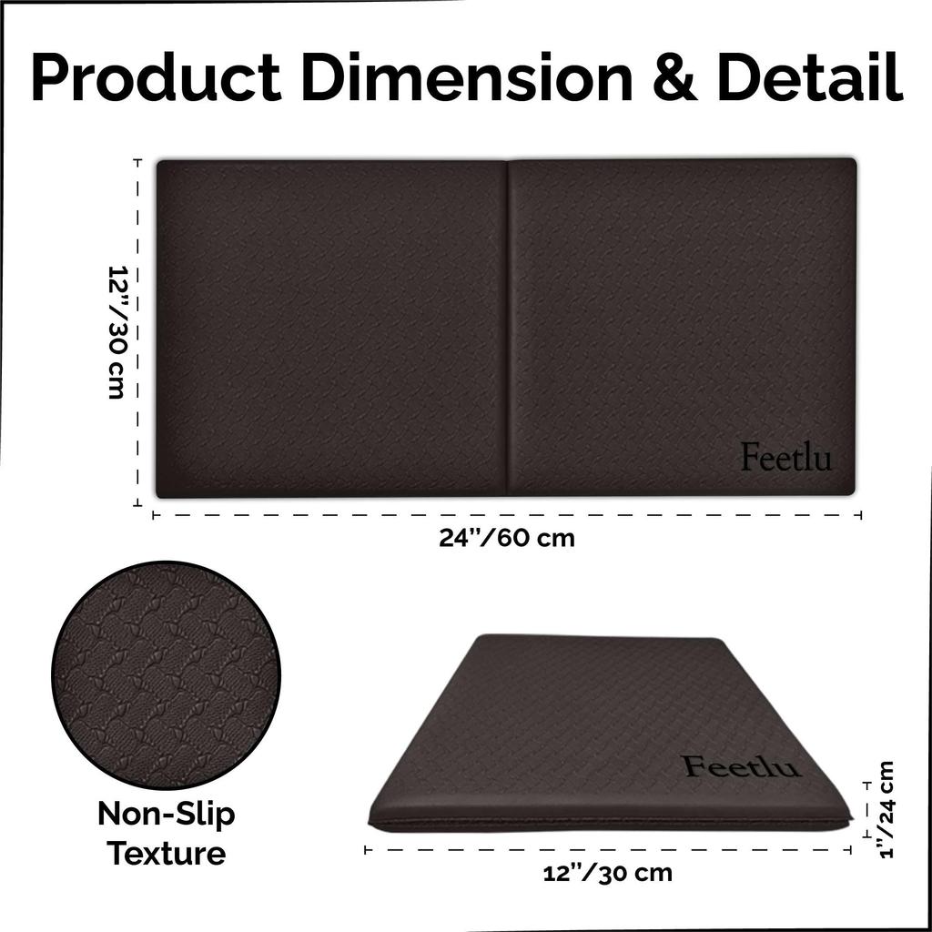 Skládací podložka pod kolena na jógu, polštářek, cvičební koleno, zmírňuje bolest při józe a cvičení, extra silná podložka, podpora pro a fitness cvičení, podložka,