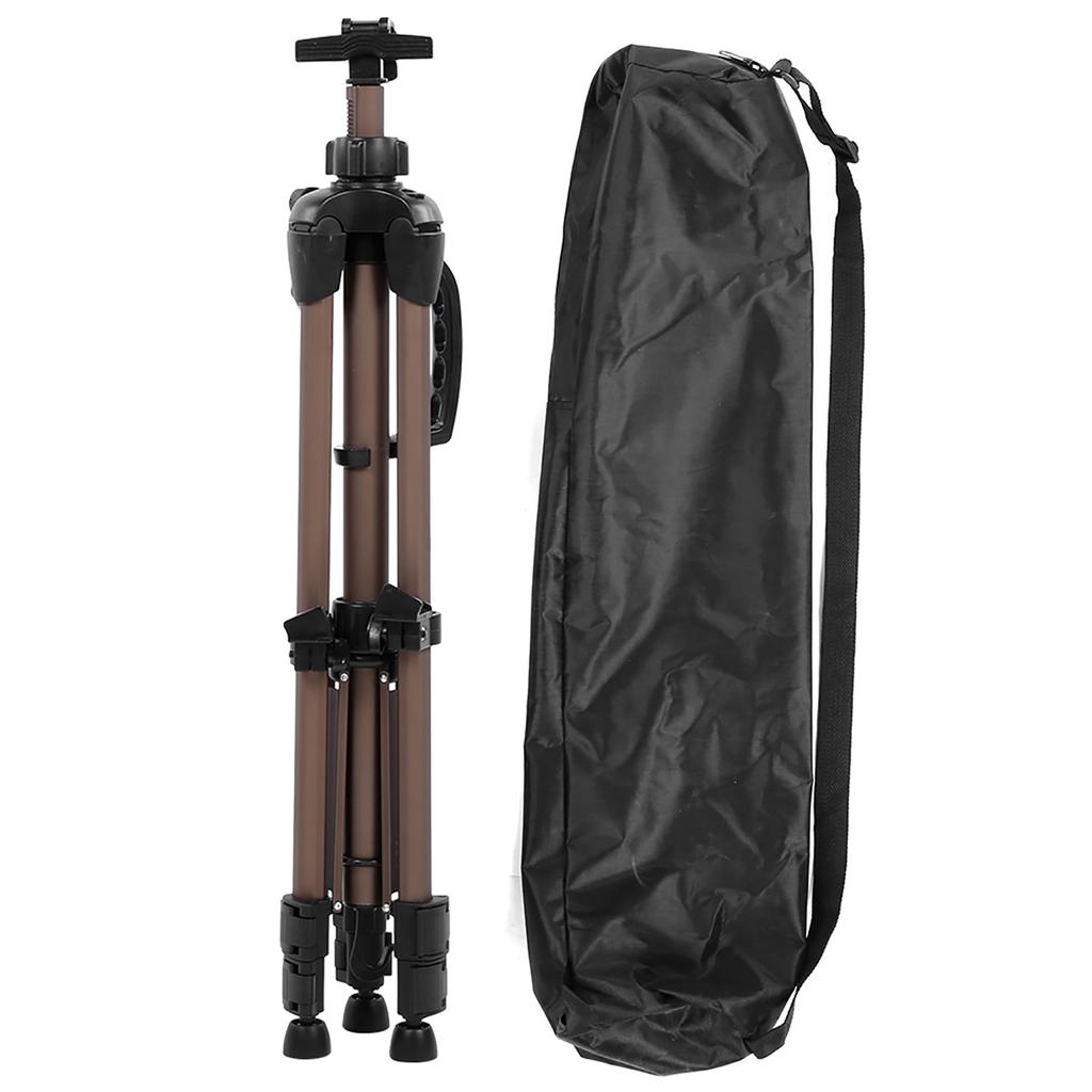 Easel Advertising Display Stand Aluminum Alloy Folding Metal Tripod Champagne ET‑0312