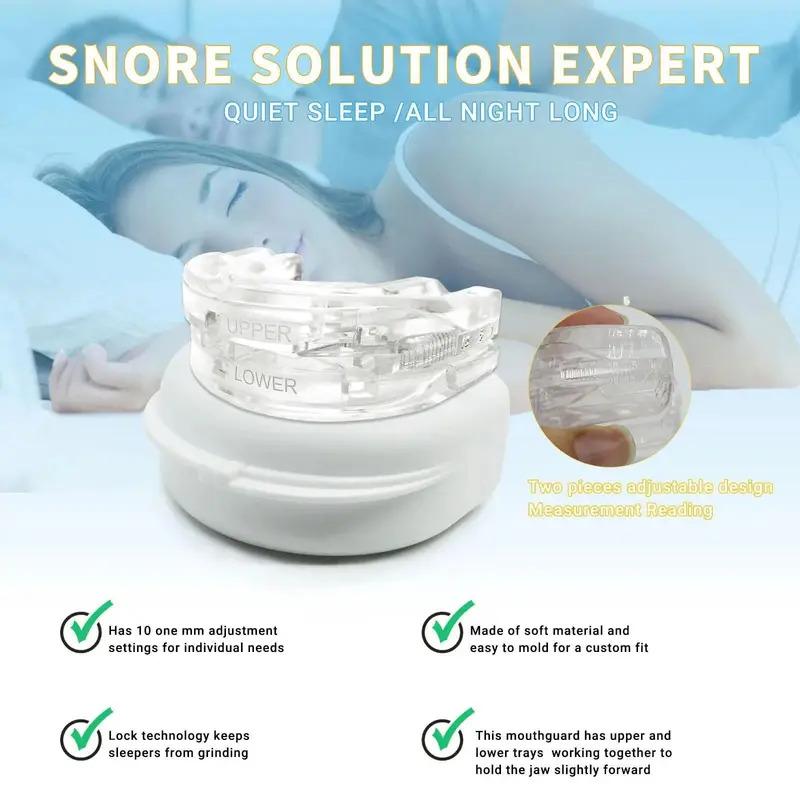 Adjustable Anti-Snoring Mouth Guard Mouthpiece Sleeping Devices Bruxism Snoring Stopper Improve Sleep Mouthpiece