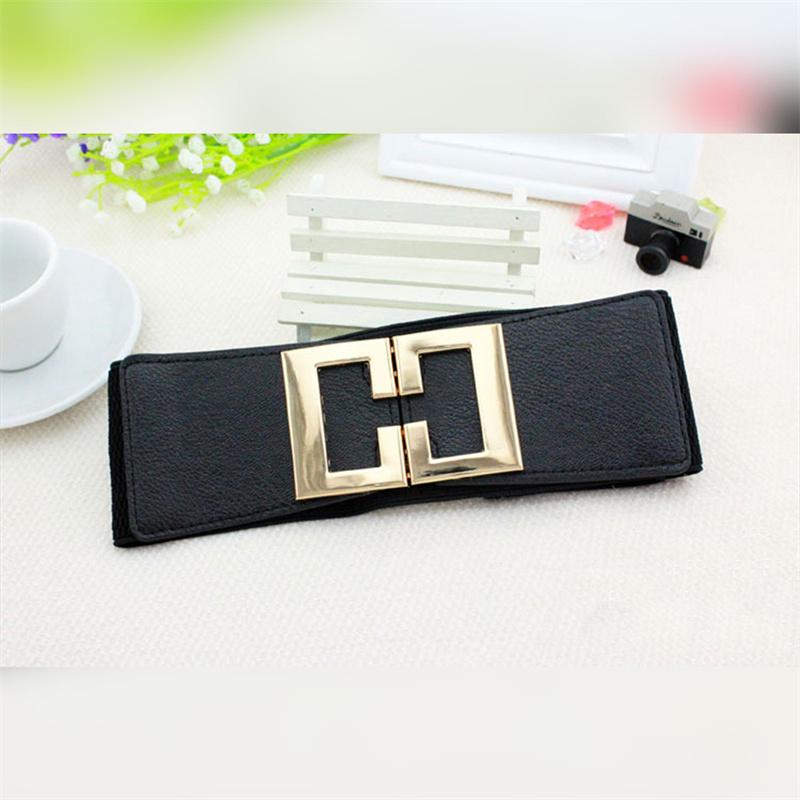 Women Wide Waist Stretch Cinch Girls Waistband Waist Seal Wide Belts