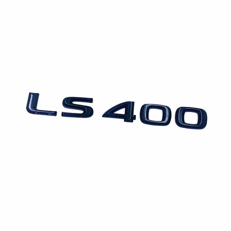 Car Trunk ABS Chrome Letters Logos Badge Emblem Decals Styling Sticker For Lexus LS LS350 LS400 LS460 LS460L Accessories