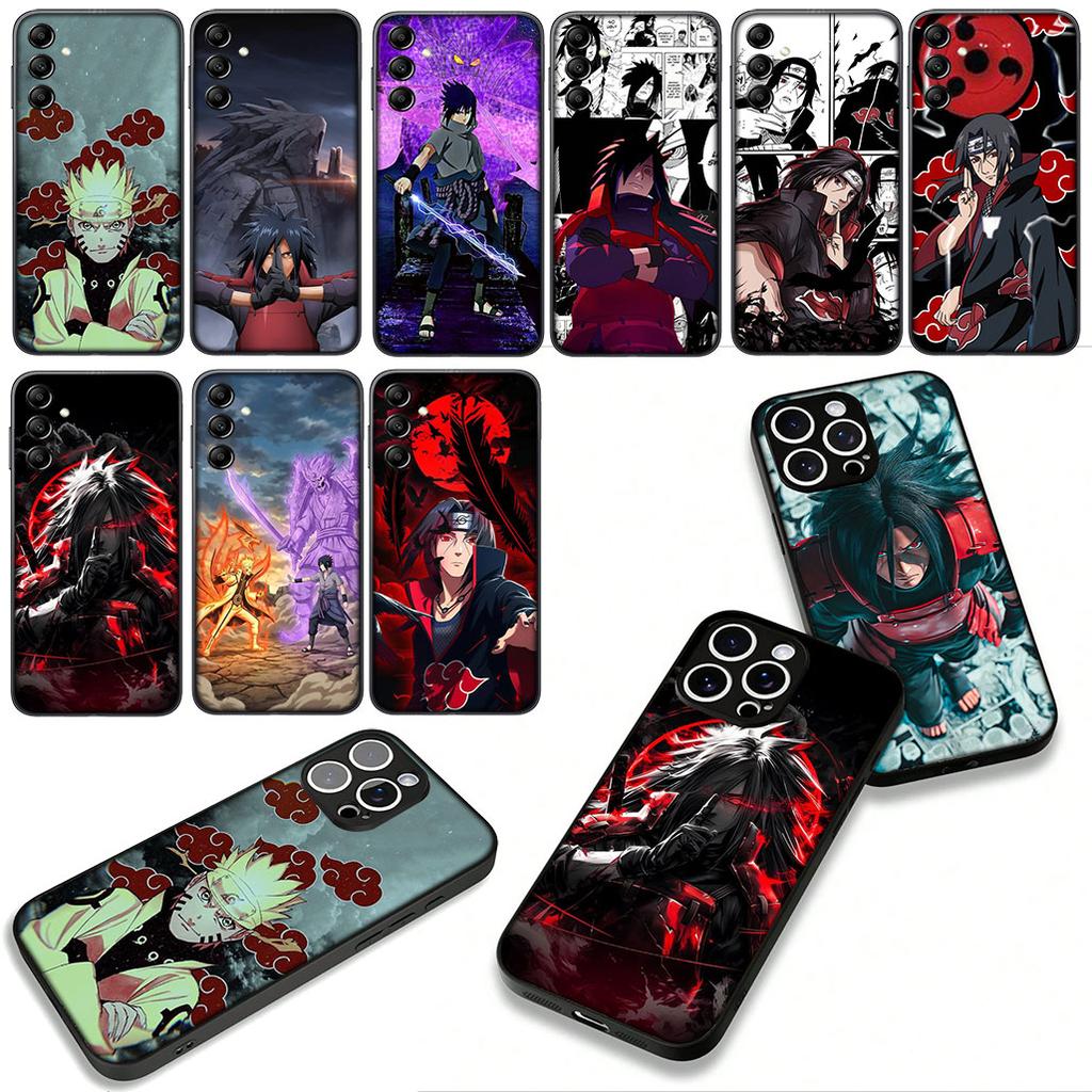 for Xiaomi Redmi Note 14 12 13 ProPlus A4 A3 Pro Plus 12C 13C 14C 5G Phone Cover Case Madaras Sasuke Uchiha Itachi Narutos