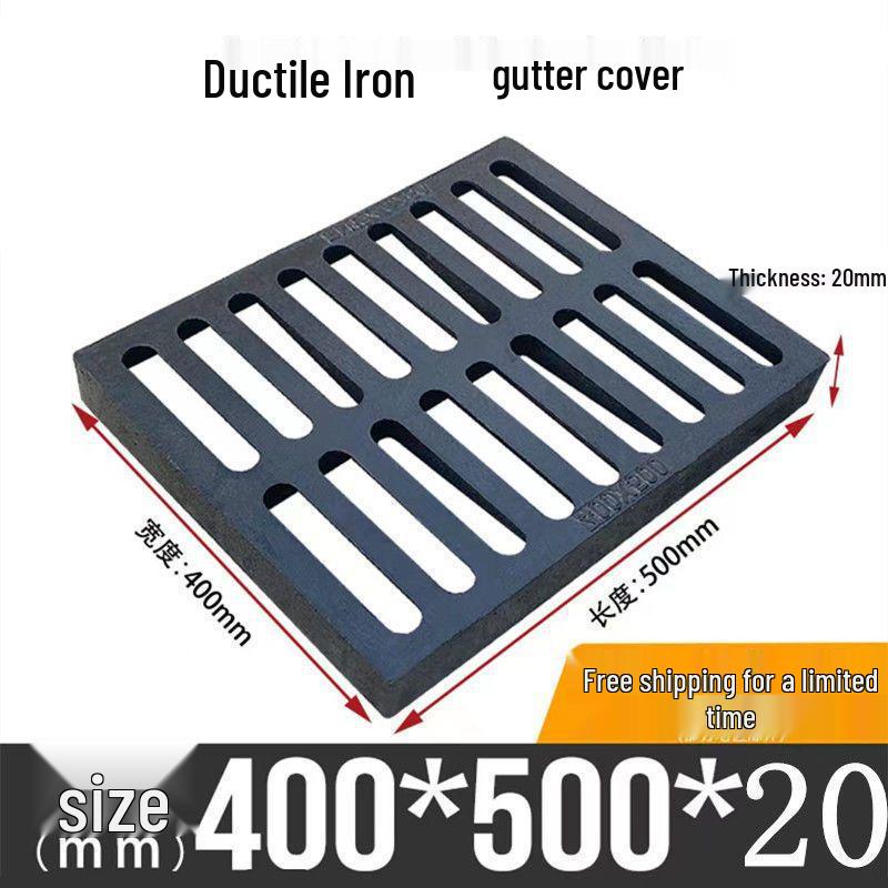 Ductile Cast Iron Manhole and Trench Drainage Cover Grate