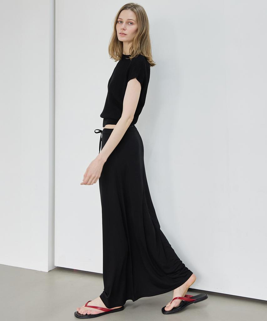 Nutopeu Comfort Long Skirt_Black