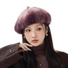Retro Fashionable and Versatile Cloud Beret Autumn and Winter New British Style Warm Octagonal Hat Windproof Painter Newspaper Boy Hat