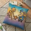 Federa Cuscino Cartone Animato Dogman Dog Man Cuscino Quadrato Camera da Letto Divano Comfort Tempo Libero Cuscino Auto Soggiorno Decorazione Casa