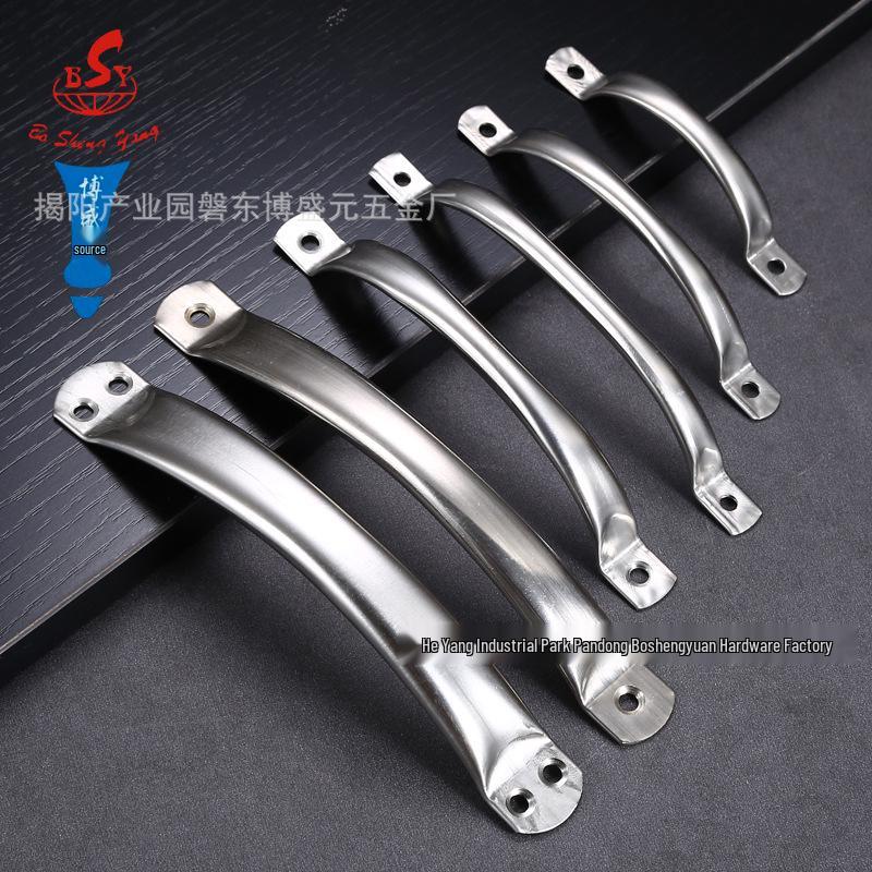 Modern Stainless Steel Round Tube Cabinet Door and Drawer Pull Handle