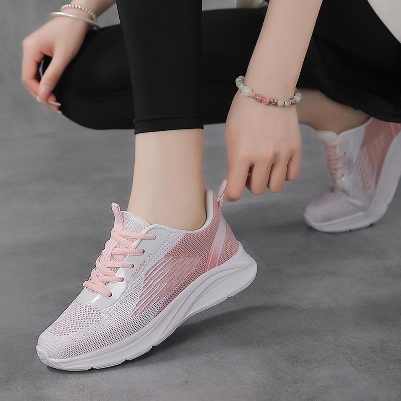 Fashion Shoes Woman Outdoor Tennis Shock-absorbing Running Sports Lightweight Platform Training Wear-resistant Casual Jogging Shoes