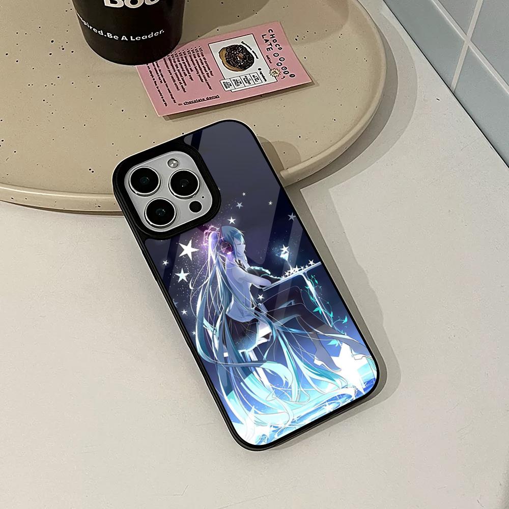 Hatsunes Singer Mikus Phone Case for Iphone 17 16 15 14 Air 13 12 11 Pro Max Mini Plus Fundas Shell PC+TPU Cover