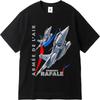 Teen Girl's Cotton T-shirt Summer Casual Graphic Tee Short Sleeve Dassault Rafale French Fighterjet T-shirt Men Breathable Tee Trendy Unisex,gift,Top