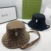 Cotton Sun Protection Fisherman Hat With Embroidered For Men And Women