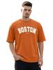 Men's Half Sleeve Round Neck Cottonblend Graphic Print Oversized Tshirt for Man