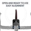 1PC Fahrrad-Laserkalibrator, Reifensattel-Mitteleinsteller, Messwerkzeug, Ausrichtungsanzeige, 22,2–31,8 mm, Clip, Typ C, schnelles Aufladen