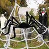 Runtowo Halloween Big Spider , Halloween Party Decoration Props ,150cm Big Spider Decoration Chamber Trick Prank Supplies