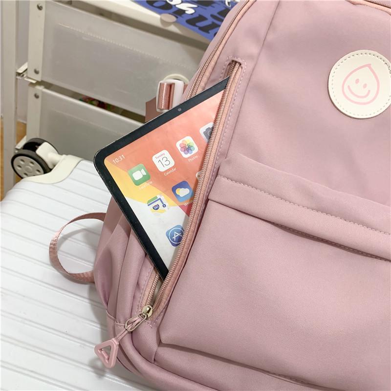 Trendiger vielseitiger Rucksack im koreanischen Stil für Studenten und Reisen - Großes Fassungsvermögen, lässig, Unisex-Design