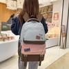 High value contrasting colors and large capacity, junior high school and high school student schoolbag 25 new cute little fragrant wind backpack