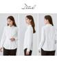 Nissen Knit Material Long Sleeve Shirt Buttons To Prevent and Size L Shirt/Blouse, (with Peeking), Moisture-Wicking, Quick-Drying, Shape-Retaining,