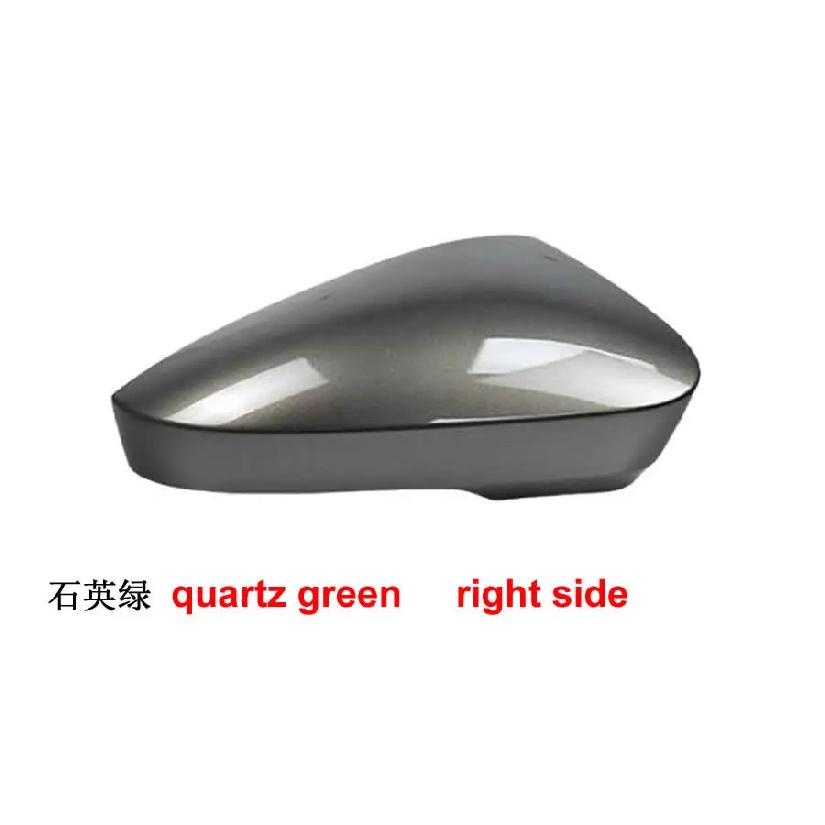 

For Skoda Kodiaq Karoq 2018- Car Outside Reverse Mirrors Cover Cap Wing Door Side Mirror Housing Shell Color Painted 1pcs quartz green R
