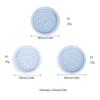 1/3Pieces Thick Coaster Silicone Molds for Resin Casting Round Flower Pattern Coaster Molds Epoxy Casting DIY Craft Tool