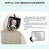 SEAMETAL Car Rear Seat Baby Mirror Adjustable Wide Angle Seat Safety Rearview Observation Mirror Car Baby/Child Interior Mirror Interior Mirrors6