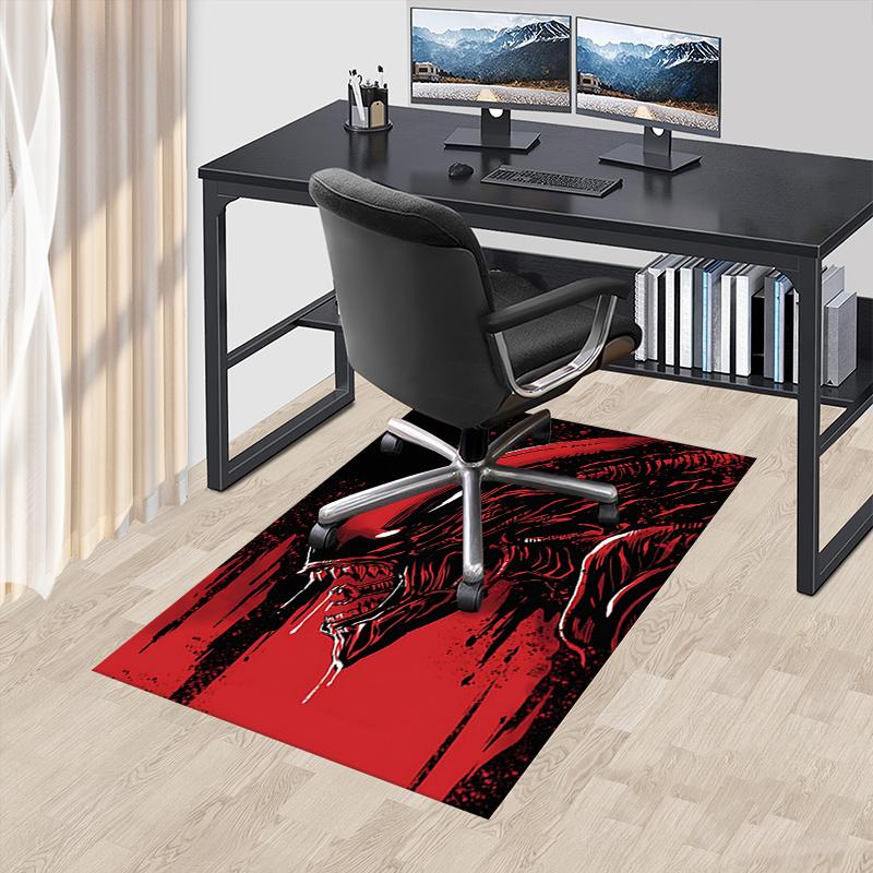 Alien Chair Mat Office Carpet, Oversized Rug for Home Decor, Sofa Mat, Desk Protector, Gift Idea for Office and Living Room
