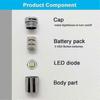 40 Pezzi Luci LED Miniature, Luci Piccolissime per Artigianato, Luci Miniature a Batteria, Forniture per Decorazione Interna ed Esterna
