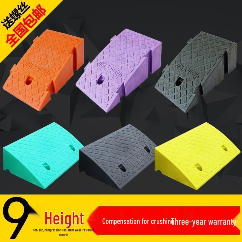 Dreieckige Kunststoff-Autoschwellenrampe & Geschwindigkeitsbegrenzungspad