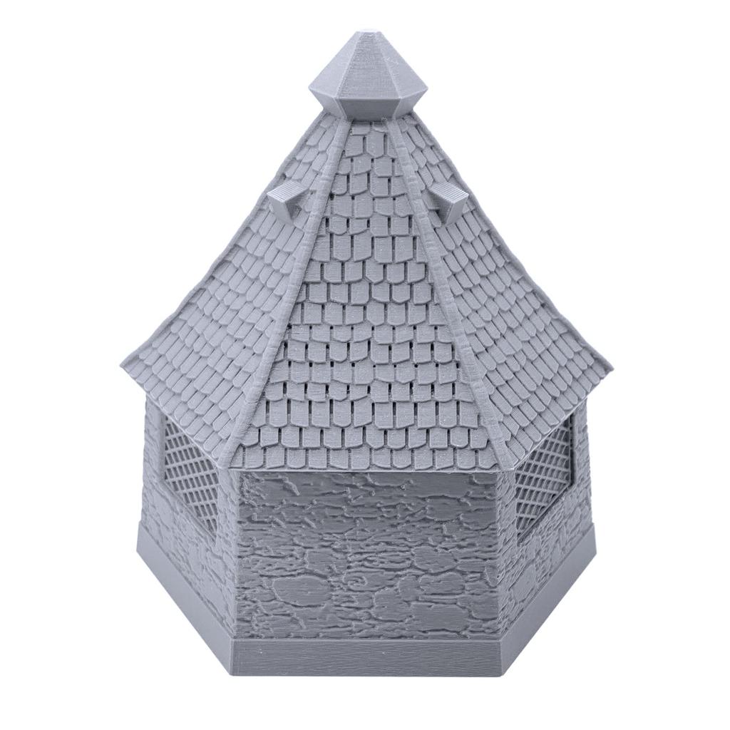 Humble Cabin, 3D-gedruckte Tabletop-Rollenspiel-Szenerien und Wargaming-Gelände für 28-mm-Miniaturen