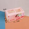 Simulation Mini Supermarket Ice Cream Cabinet Freezer Playing House Doll House Scene Accessories Children'S Toys Miniature Model