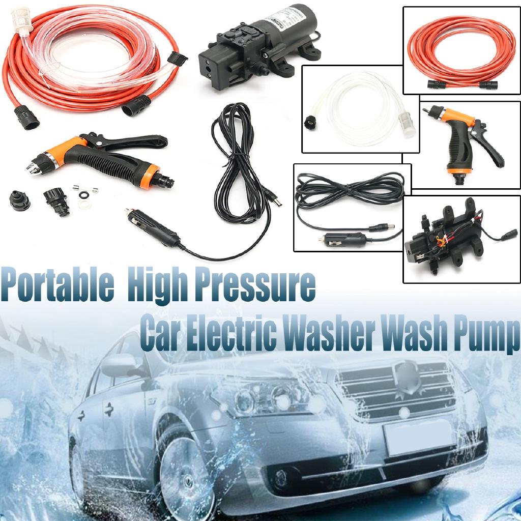 Universal 12V Portable 100W 160PSI High Pressure Electric Car Washer Washing Machine Water Pump Kit