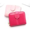 Women's Cute Soft Leather Bifold Wallet with Zipper