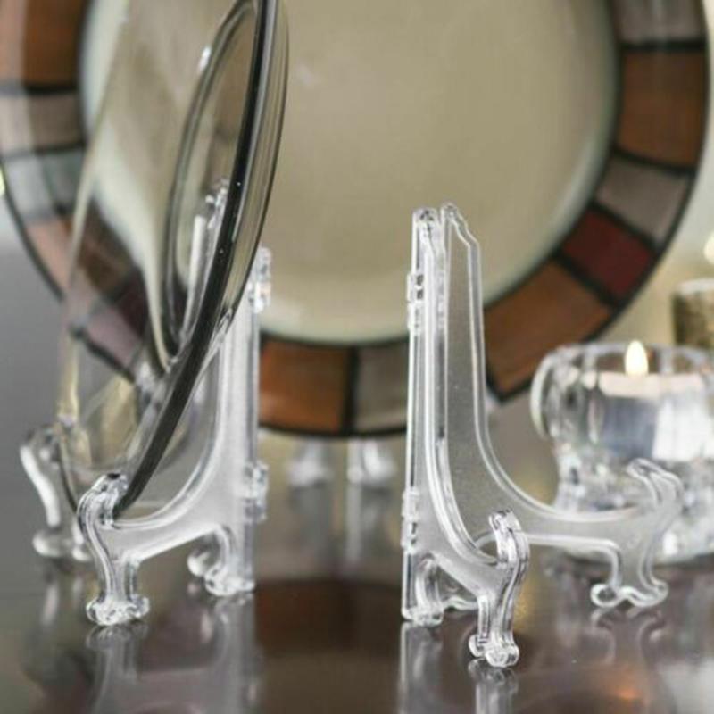 Holder Display stands Decoration Accessories Multi-purpose Transparent Ornaments Plates Folding Bracket Frames Medals