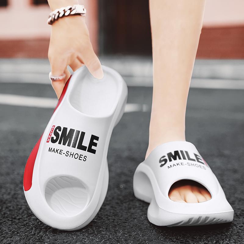 Sandals Couples Home Slippers Letters Printed Non Slip Sandals Shoes for Women Beach EVA Slipper Men