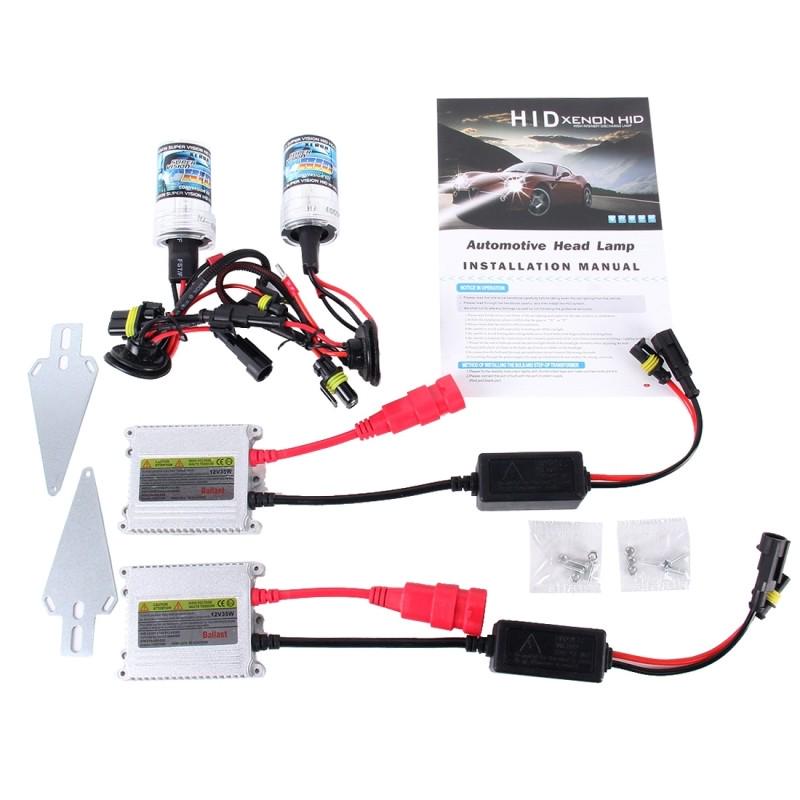Kit HID Xénon Autovizion H11 4300K - 35W - Couleur OEM - Super Slim - Pour Feux De Croisement