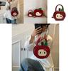 Adorable Sweet Hello Kitty Red Apple Design Mini Shoulder Bag For Daily Casual Use