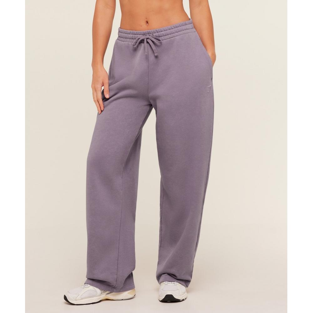 Gymshark Power Washed Joggers Dusk Purple   Acid Wash Small Ball B4c2h Pclw